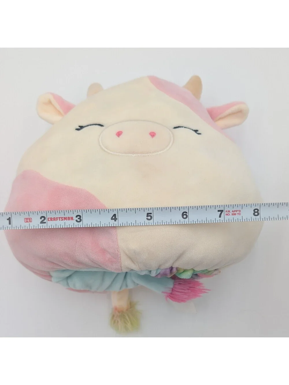 Squishmallows Flip-A-Mallows Caedyn & Caedia Cow 8” Reversible Plush No Hang Tag